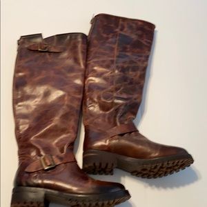 Freebird Battle boot - cognac